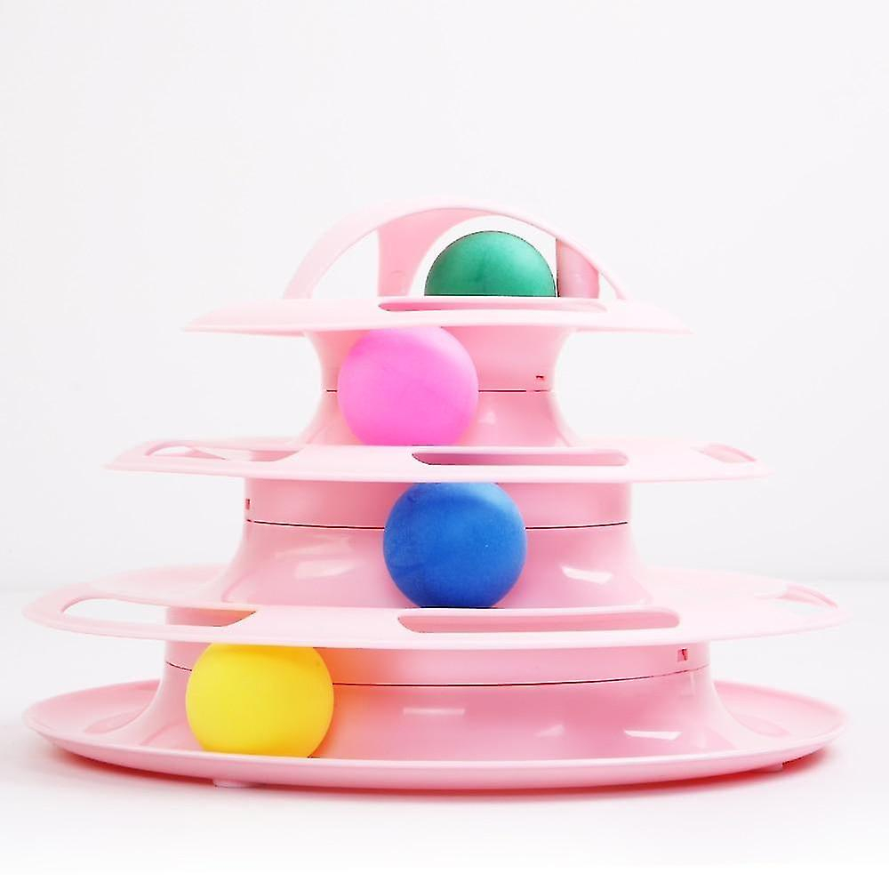 Foto 4 pulgar | Cat Toy Huoguo, 5 Niveles, Disc Tower Tracks, Entrenamiento Con Pelota - Venta Internacional.