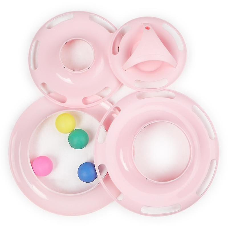 Foto 5 pulgar | Cat Toy Huoguo, 5 Niveles, Disc Tower Tracks, Entrenamiento Con Pelota - Venta Internacional.