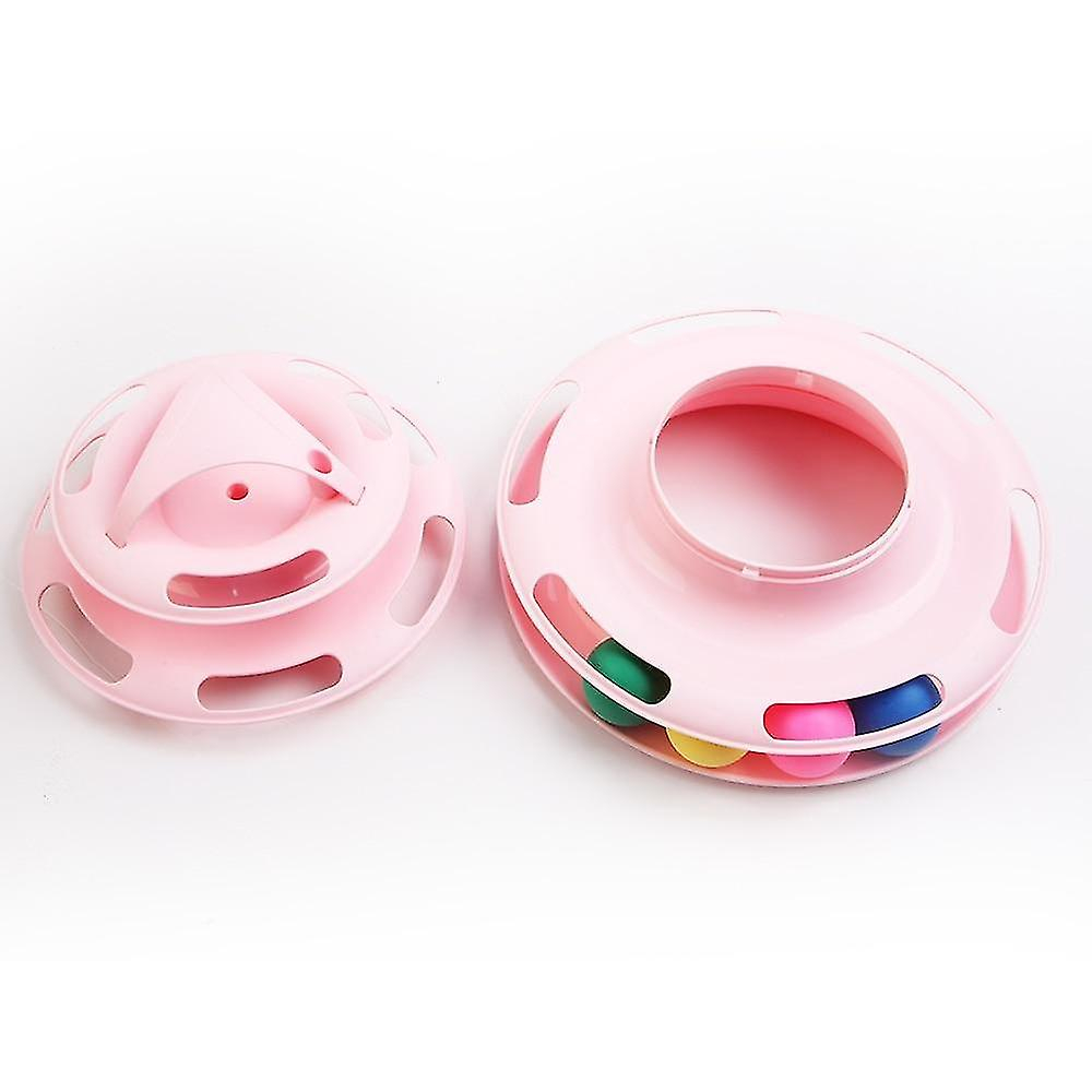 Foto 6 pulgar | Cat Toy Huoguo, 5 Niveles, Disc Tower Tracks, Entrenamiento Con Pelota - Venta Internacional.