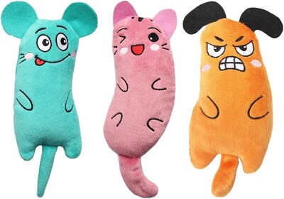Foto 5 | Catnip Toys Huoguo Para Gatos Resistentes A Las Mordeduras, 3 Unidades - Venta Internacional.