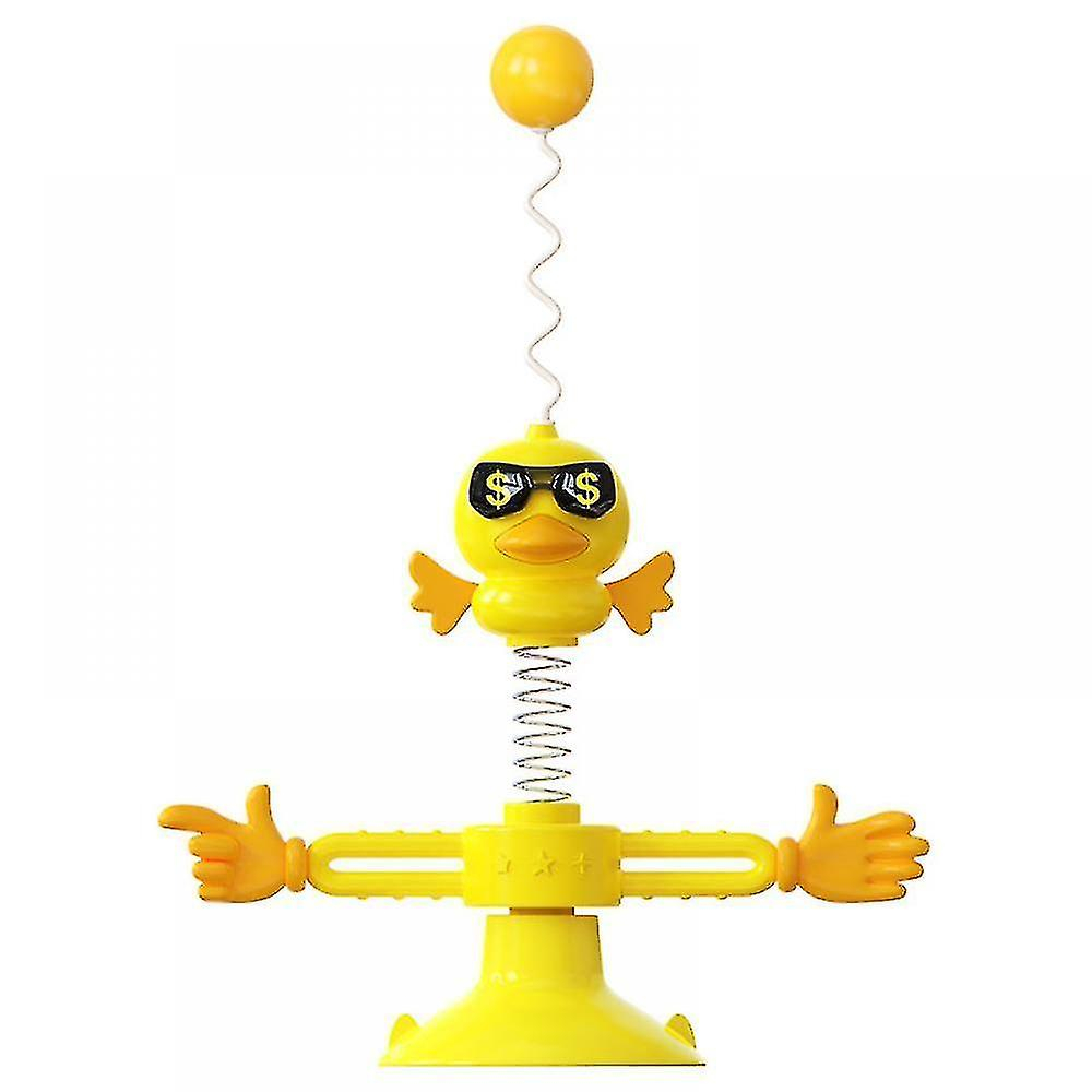 Foto 3 pulgar | Molino De Viento Para Gatos Con Tocadiscos Interactivo Amarillo Huoguo - Venta Internacional.