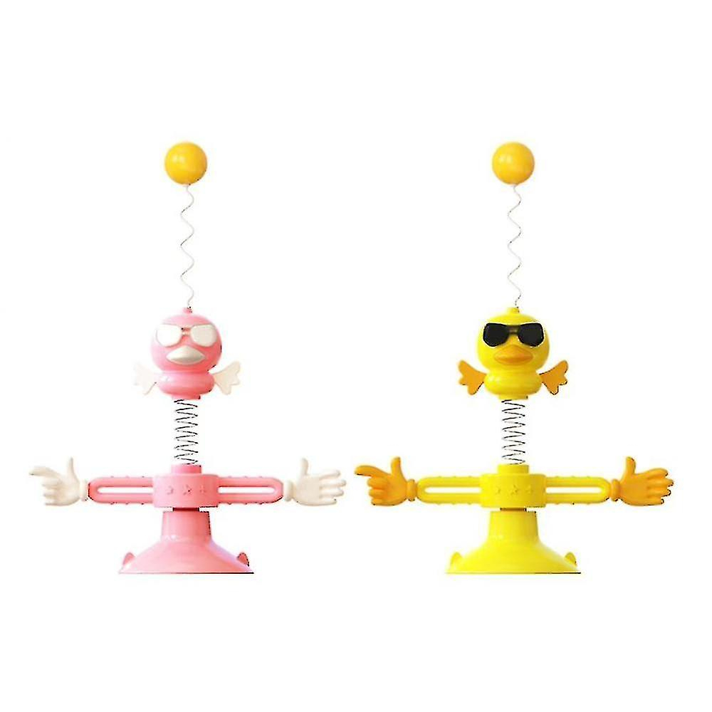 Foto 5 pulgar | Molino De Viento Para Gatos Con Tocadiscos Interactivo Amarillo Huoguo - Venta Internacional.