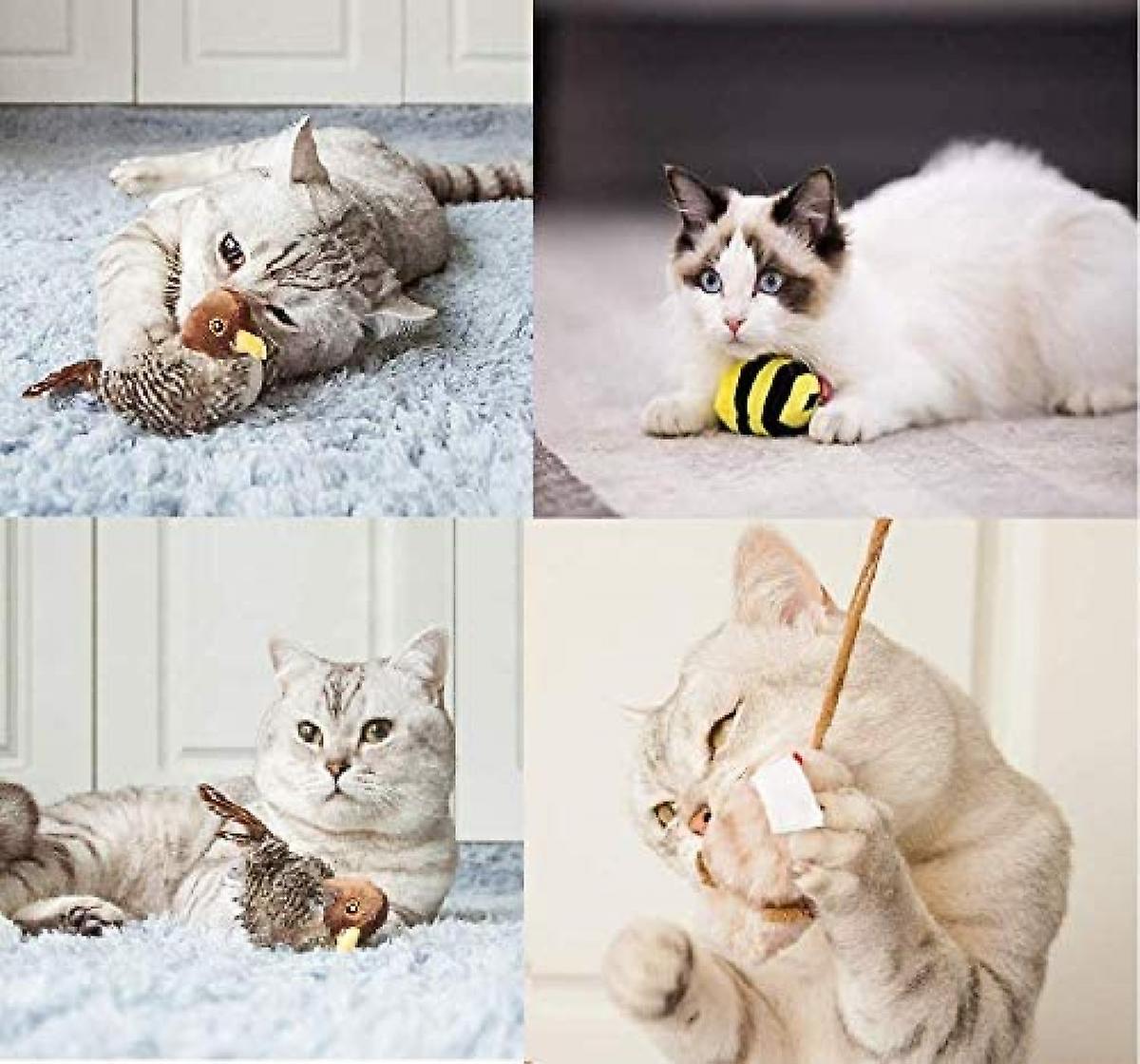 Set Interactivo De Juguetes Para Gatos Con Sonido Animal De Huoguo - Venta Internacional.