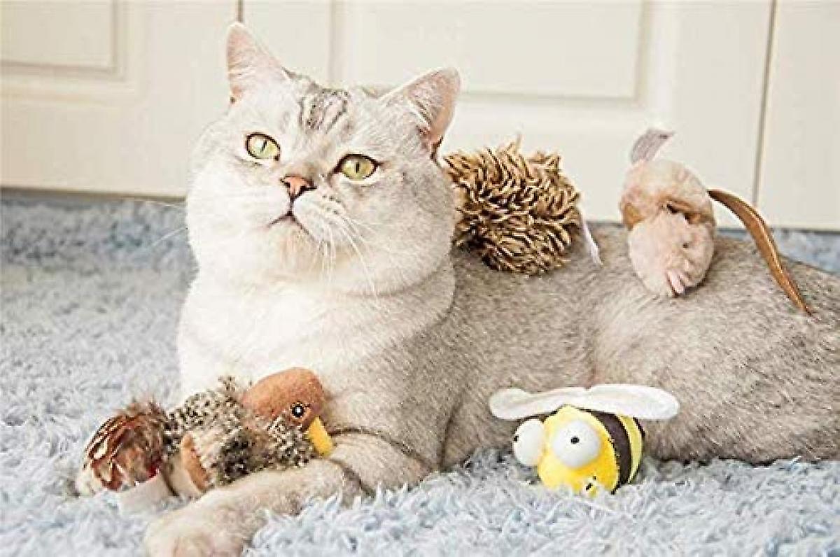 Foto 4 pulgar | Set Interactivo De Juguetes Para Gatos Con Sonido Animal De Huoguo - Venta Internacional.