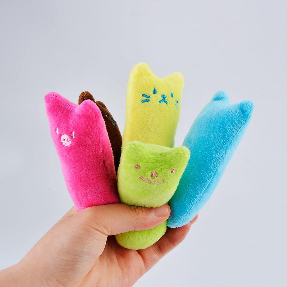 Foto 5 pulgar | Juego Interactivo De 5 Juguetes De Peluche Con Forma De Pulgar Para Gatos - Venta Internacional.