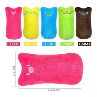 Foto 5 | Juego Interactivo De 5 Juguetes De Peluche Con Forma De Pulgar Para Gatos - Venta Internacional.