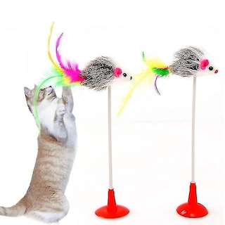 Foto 1 | Juguete Para Gatos Con Forma De Jaula Para Pájaros, 2 Unidades, Con Flequillo Vertical - Venta Internacional.