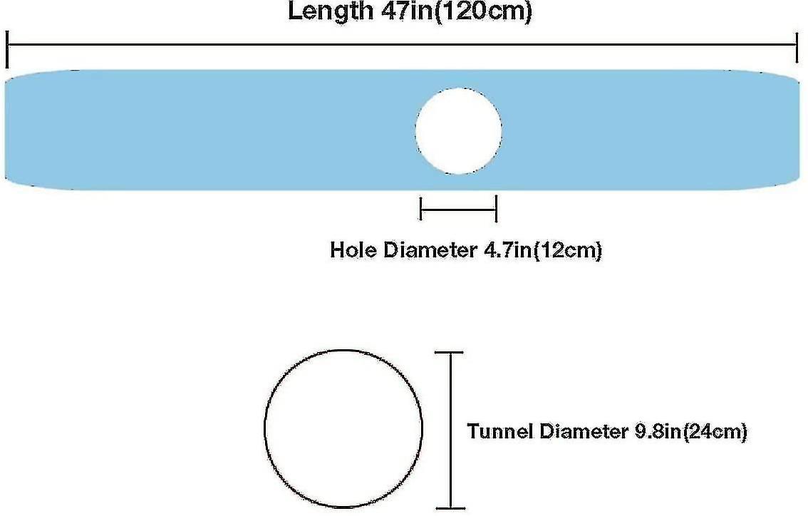 Foto 4 pulgar | Tubo De Juego Para Mascotas Cat Tunnel, Plegable En 2 Direcciones, 120 X 24 Cm - Venta Internacional.
