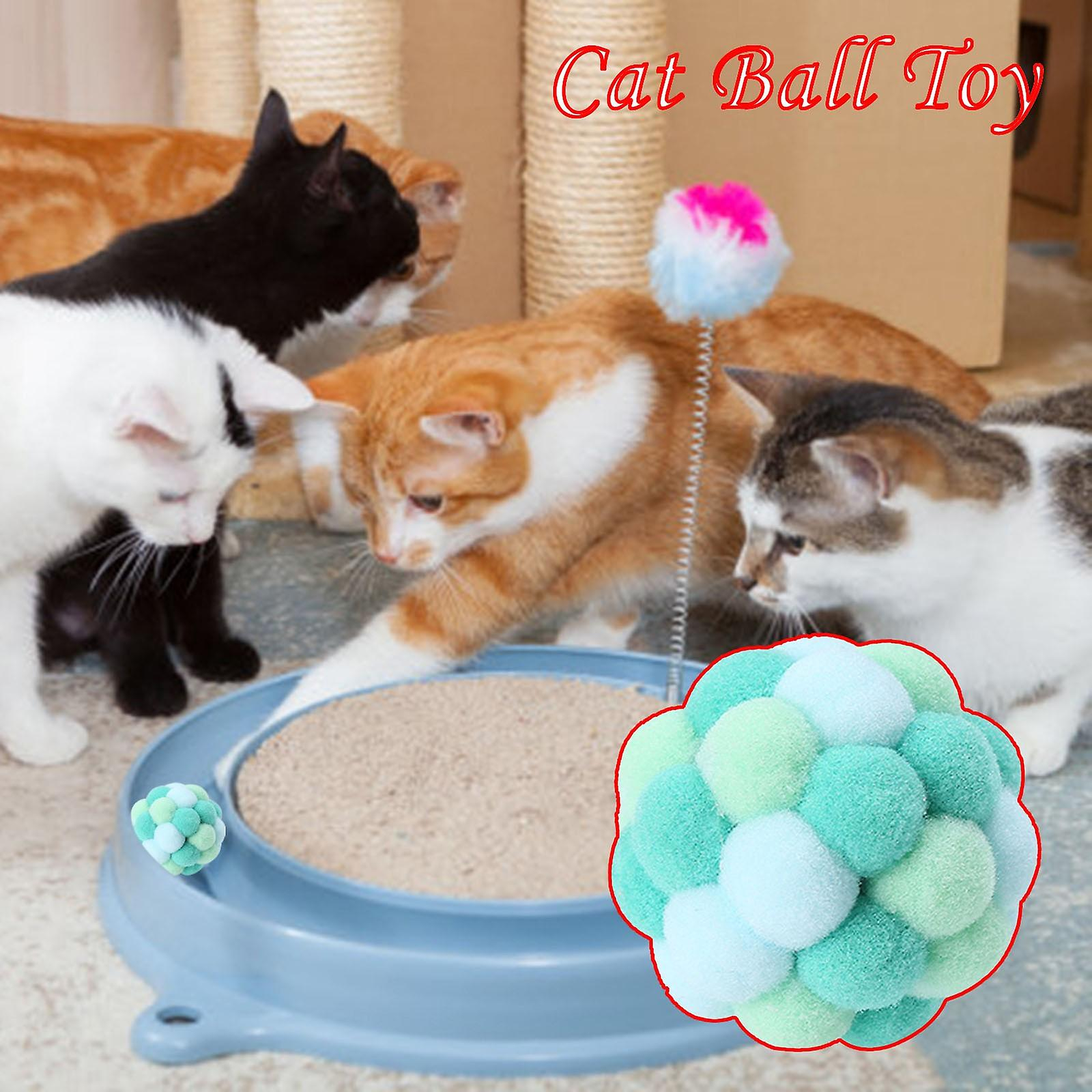 Foto 3 pulgar | Pelota Elástica Para Gatos, Divertida, Con Cascabel, Para Gatos, Huoguo - Venta Internacional.
