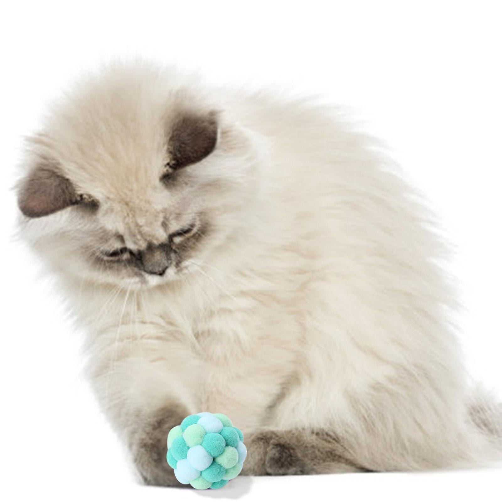 Foto 4 | Pelota Elástica Para Gatos, Divertida, Con Cascabel, Para Gatos, Huoguo - Venta Internacional.