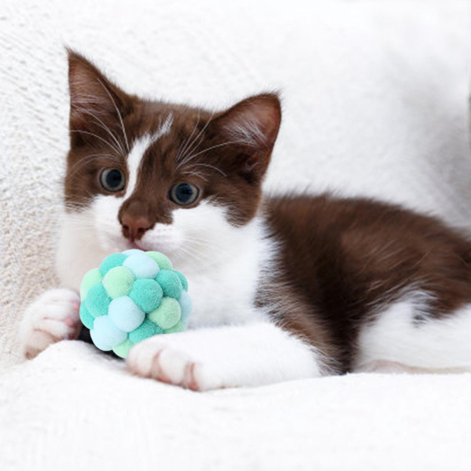 Foto 6 pulgar | Pelota Elástica Para Gatos, Divertida, Con Cascabel, Para Gatos, Huoguo - Venta Internacional.