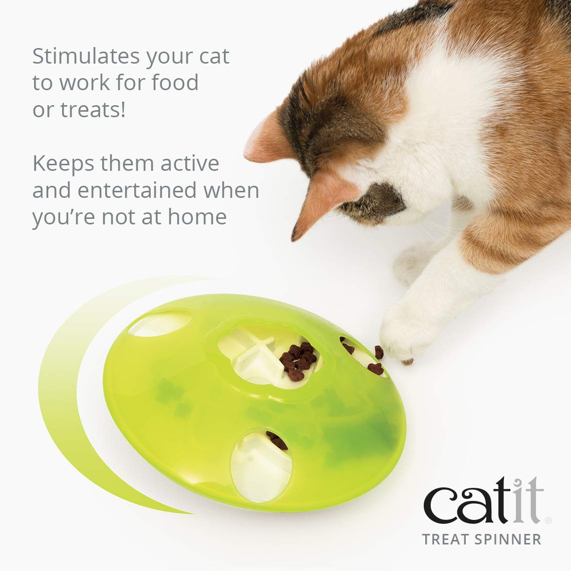Foto 4 pulgar | Juguete Interactivo Para Gatos Catit Cat Play Treat Spinner - Venta Internacional.