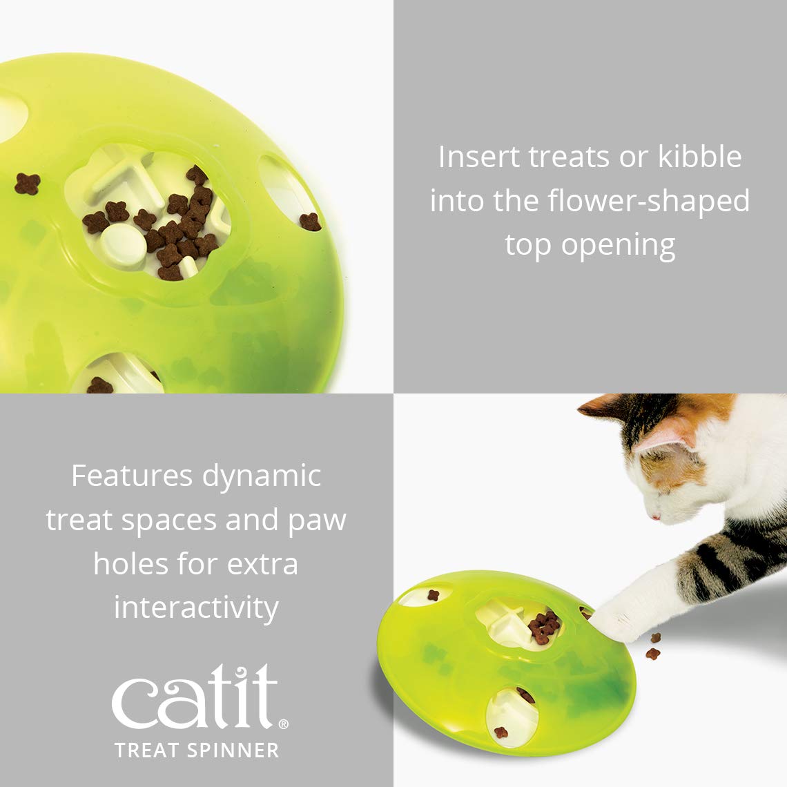 Foto 5 pulgar | Juguete Interactivo Para Gatos Catit Cat Play Treat Spinner - Venta Internacional.