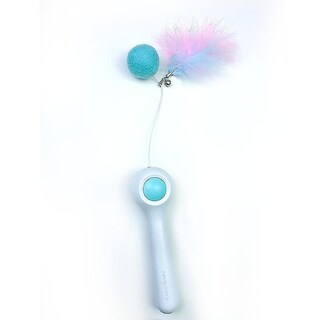 Foto 3 | Palillo De Plumas Eléctrico Cat Toy Con Hierba Gatera Y Varita Para Gatos - Venta Internacional.