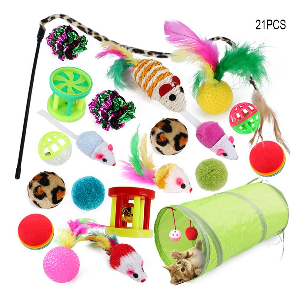 Foto 1 | Túnel Plegable Colorido De Cat Toys Sanlin Beans Con 4 Orificios - Venta Internacional.