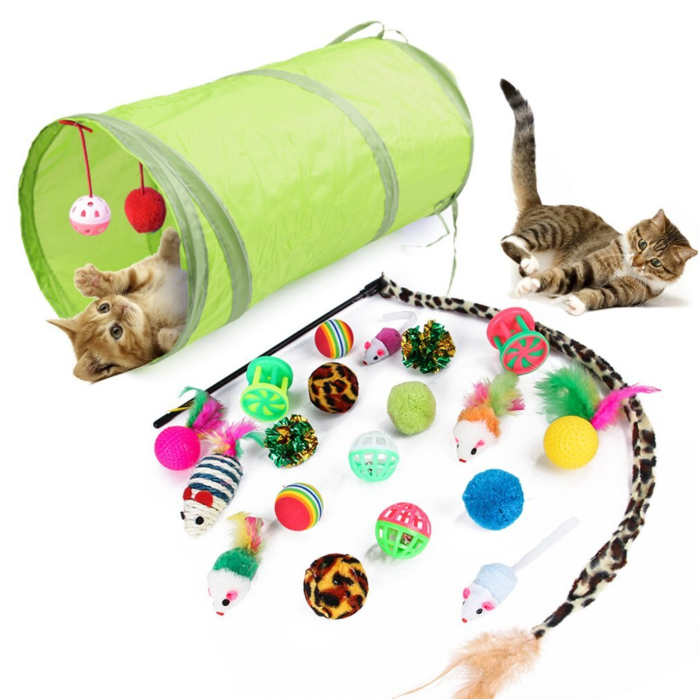 Foto 4 pulgar | Túnel Plegable Colorido De Cat Toys Sanlin Beans Con 4 Orificios - Venta Internacional.