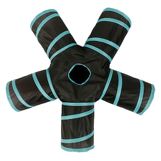 Foto 3 | Juguete Plegable Para Interiores Y Exteriores Cat Tunnel Sanlin Beans Con 5 Agujeros - Venta Internacional.