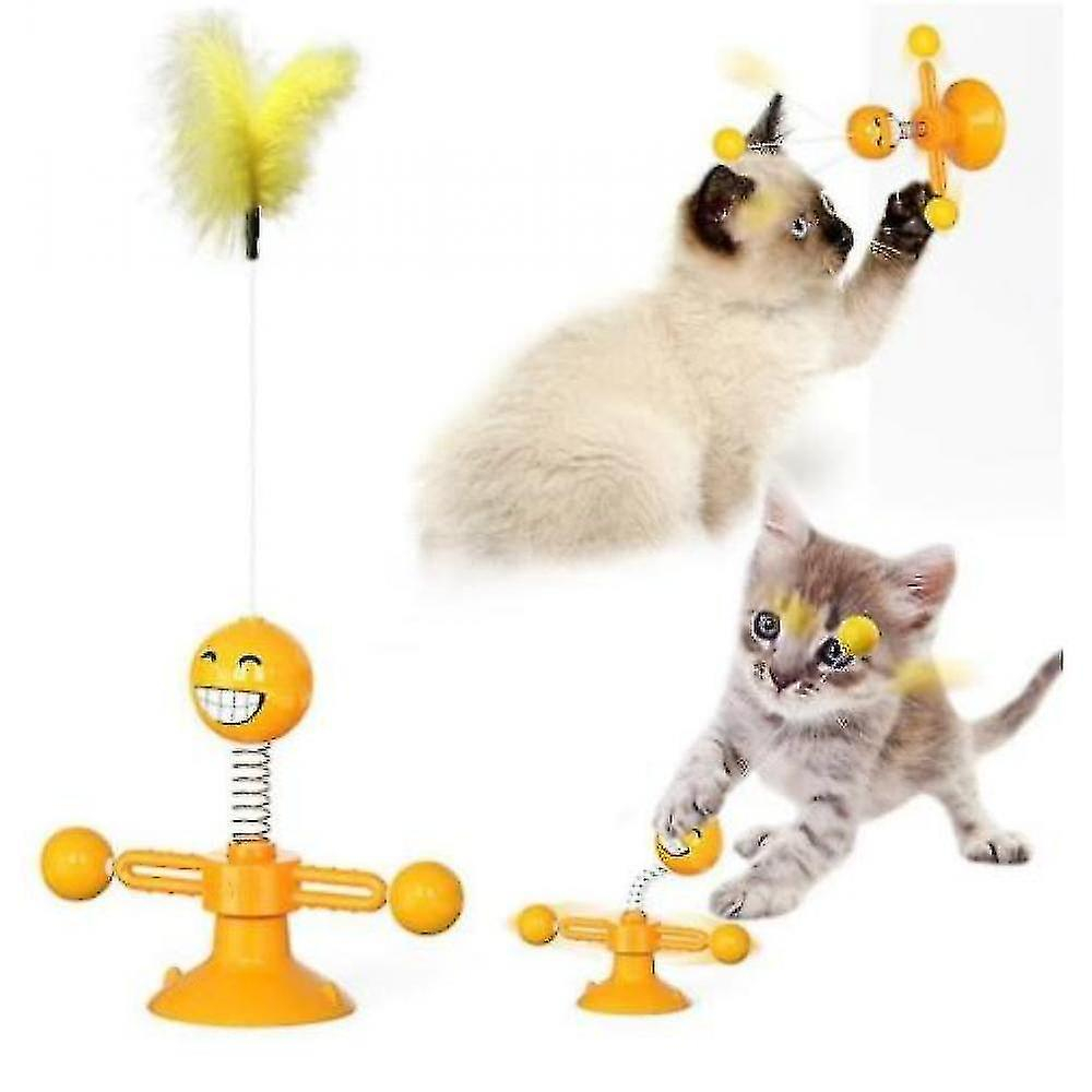 Tuerca Giratoria Multifuncional Para Gatos Huoguo, Color Naranja - Venta Internacional.