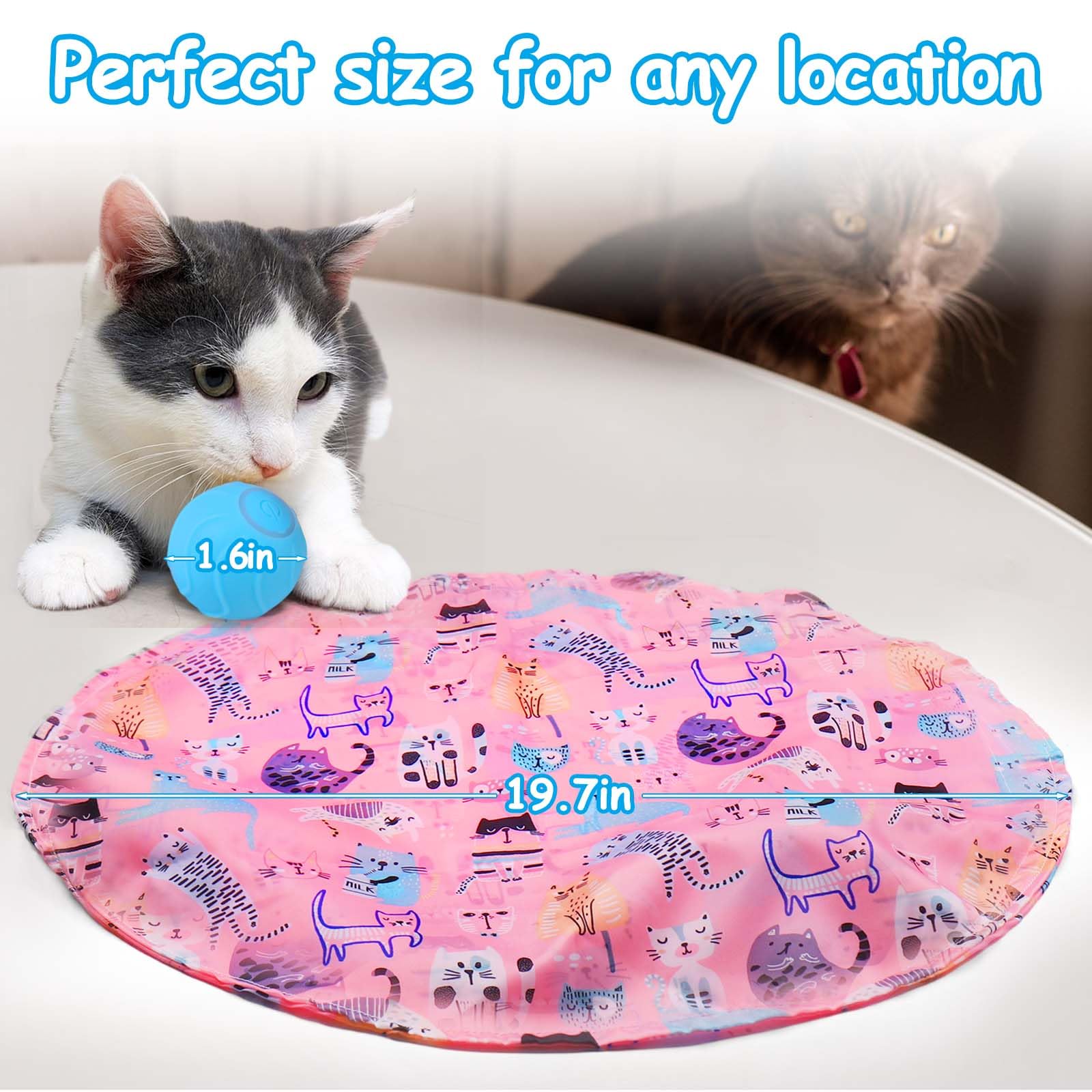 Foto 5 pulgar | Juguete Interactivo Para Gatos Mity Rain Para Gatos De Interior Con Pelota - Venta Internacional.