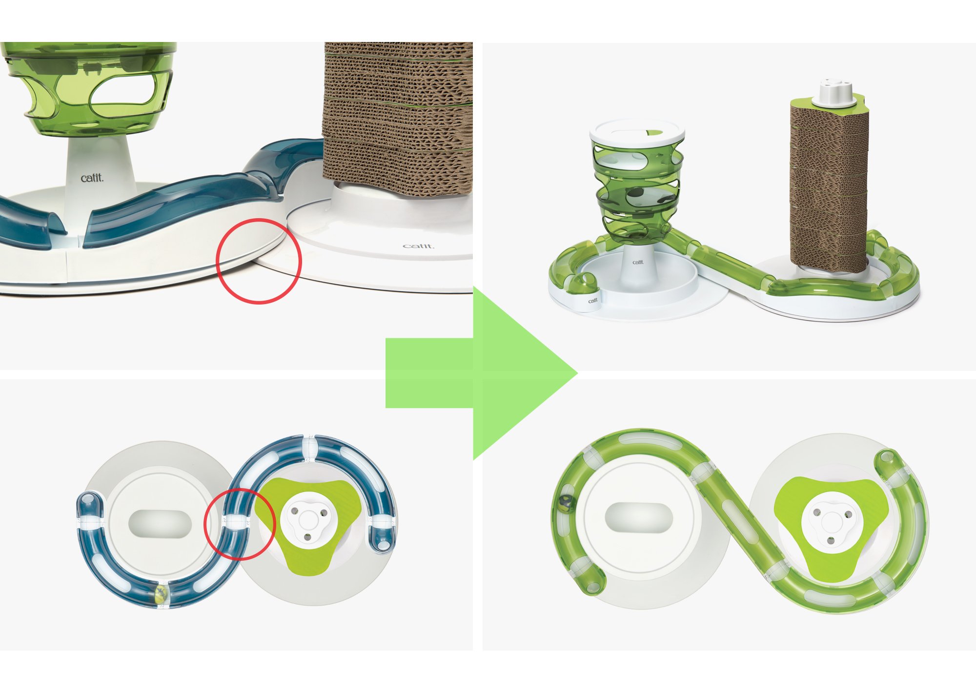 Foto 6 pulgar | Juguete Interactivo Para Gatos Catit Senses 2.0 Super Circuit - Venta Internacional.