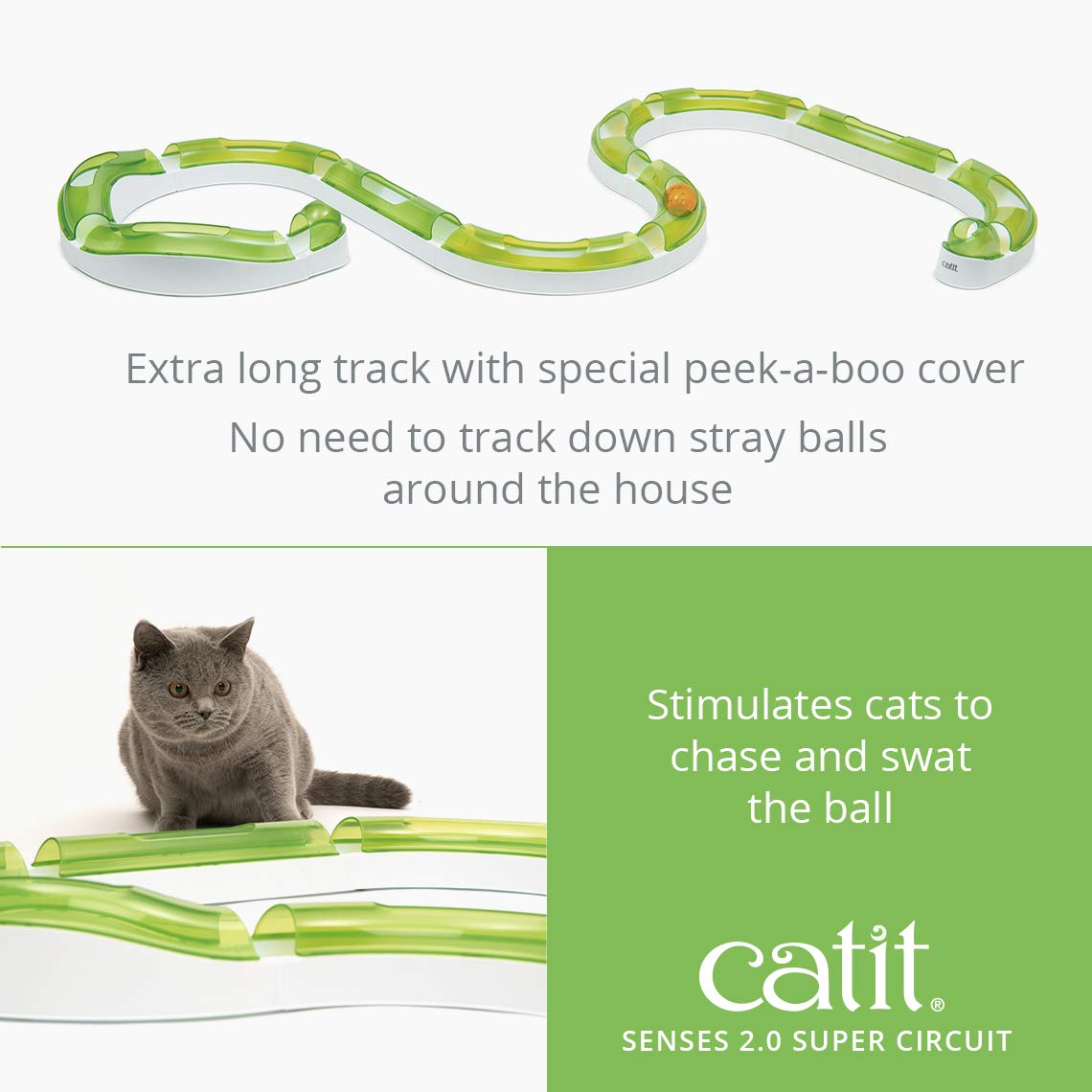 Foto 7 pulgar | Juguete Interactivo Para Gatos Catit Senses 2.0 Super Circuit - Venta Internacional.