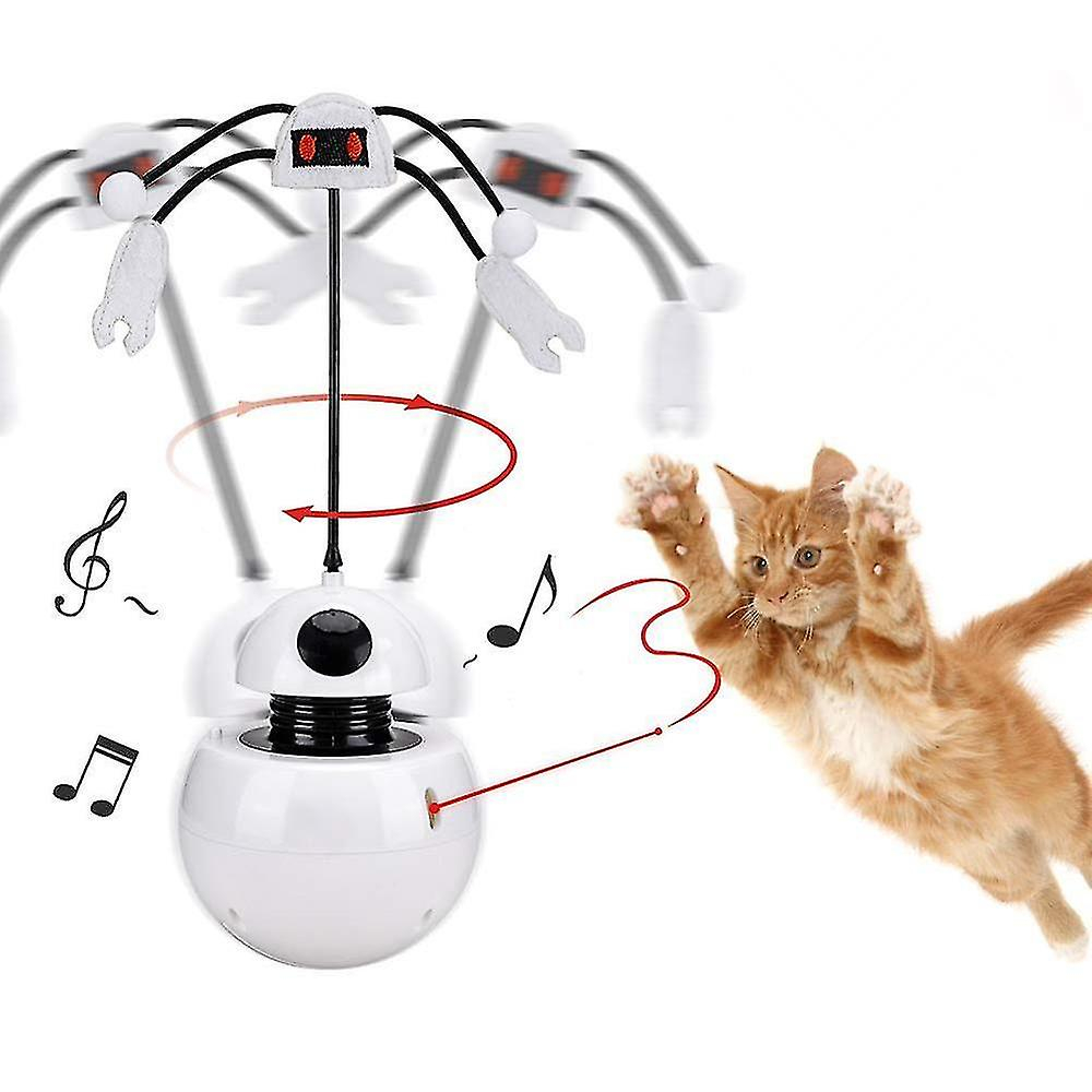Teaser Interactivo Eléctrico 3 En 1 De Cat Toys Huoguo Para Gatos - Venta Internacional.