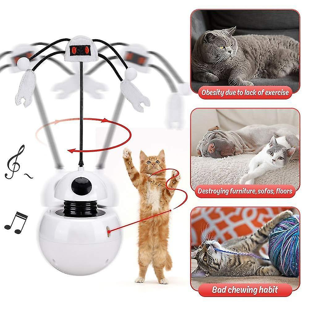 Foto 3 pulgar | Teaser Interactivo Eléctrico 3 En 1 De Cat Toys Huoguo Para Gatos - Venta Internacional.
