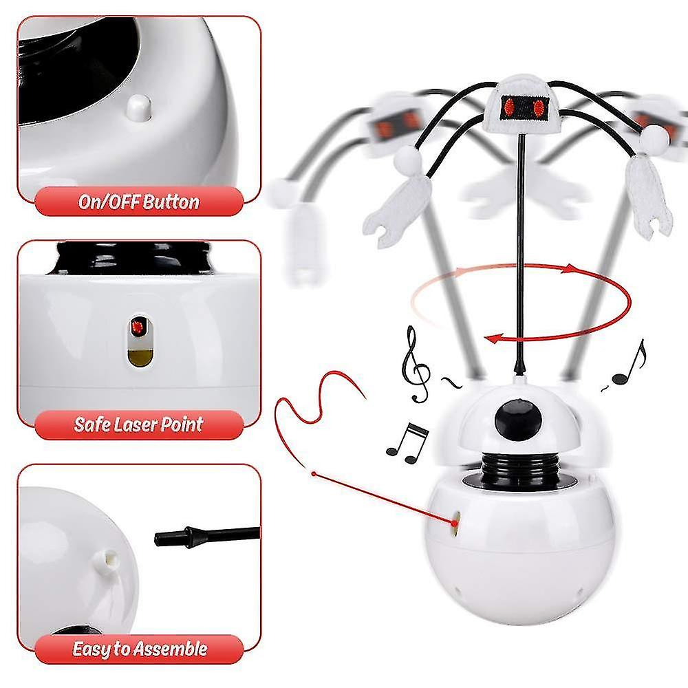 Foto 4 pulgar | Teaser Interactivo Eléctrico 3 En 1 De Cat Toys Huoguo Para Gatos - Venta Internacional.