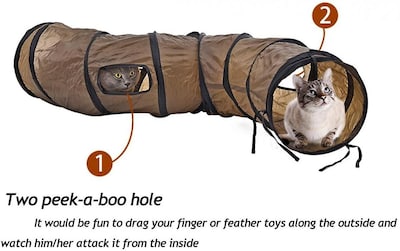 Foto 1 | Túnel Plegable Cat Toys Para Conejos, Gatitos Y Hurones - Venta Internacional.