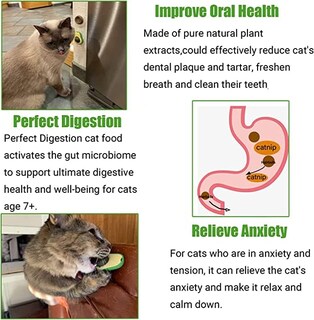 Foto 5 | Golosinas Orgánicas De Aguacate Y Hierba Gatera Para Gatos Toy Para La Salud Bucal - Venta Internacional.