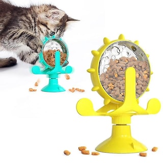 Foto 2 | Molino De Viento Para Mascotas Huoguo Windmill, Filtrador De Comida Para Gatos Y Perros, Color Azul - Venta Internacio