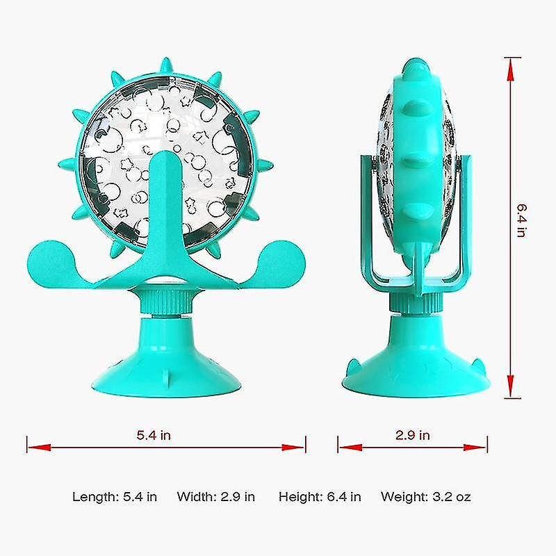 Foto 4 pulgar | Molino De Viento Para Mascotas Huoguo Windmill, Filtrador De Comida Para Gatos Y Perros, Color Azul - Venta Internacio