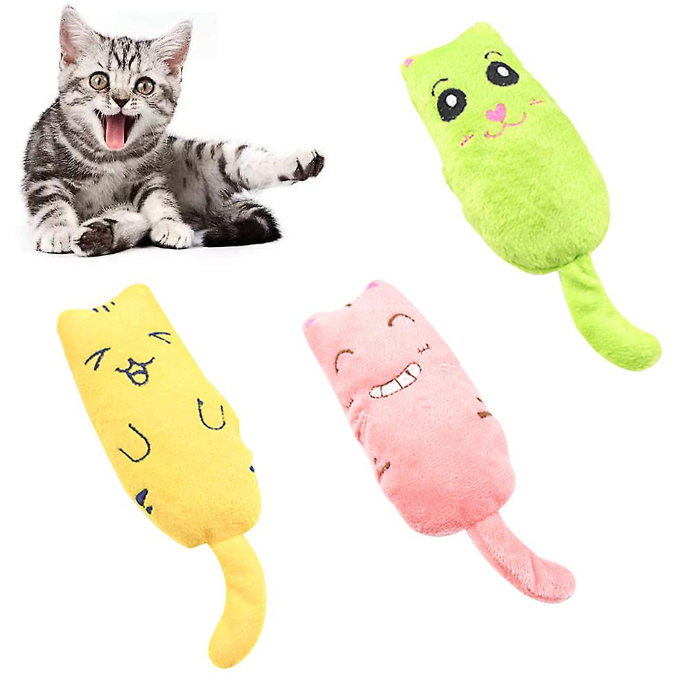 Juguetes Interactivos De Felpa Suave Para Catnip Cat Toys, 3 Piezas - Venta Internacional.