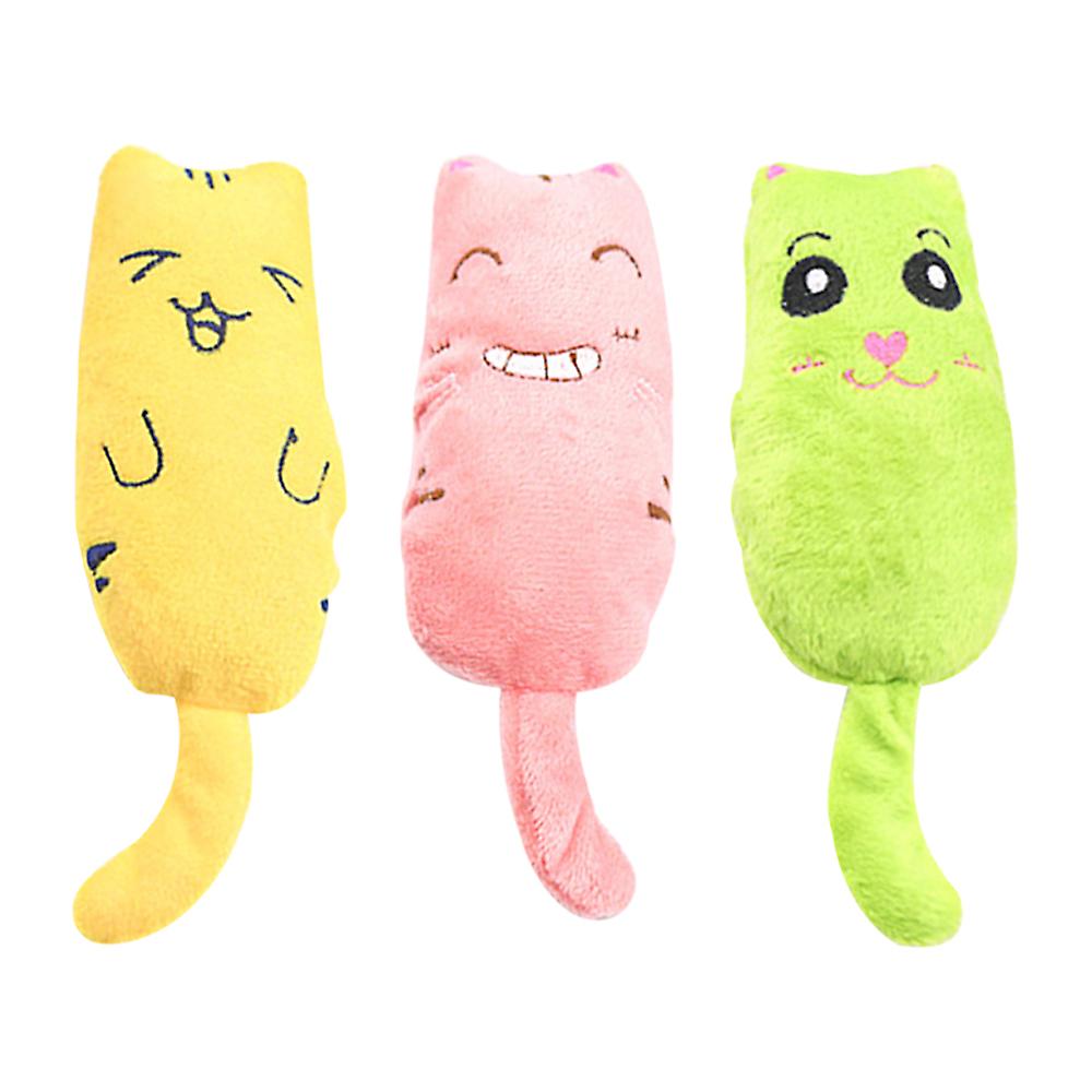Foto 3 pulgar | Juguetes Interactivos De Felpa Suave Para Catnip Cat Toys, 3 Piezas - Venta Internacional.