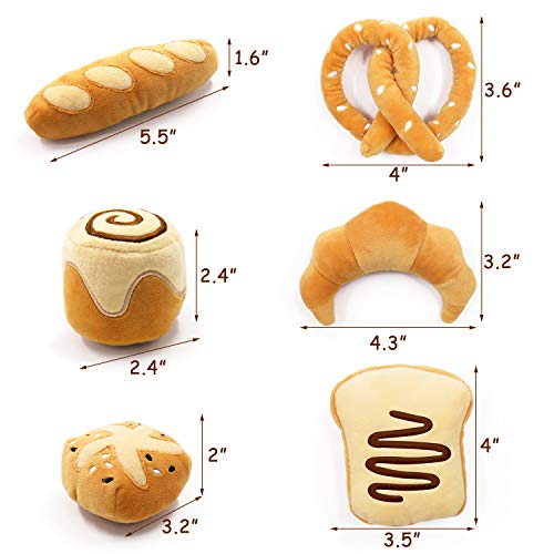 Foto 4 pulgar | Set Catnip Toys Pan Para Gatito Ciyvolyeen Baguette Croissa - Venta Internacional.