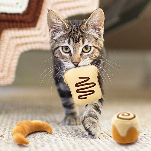 Foto 6 pulgar | Set Catnip Toys Pan Para Gatito Ciyvolyeen Baguette Croissa - Venta Internacional.