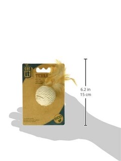 Foto 2 | Pelota Ecológica Con Plumas Para Gatos Cat Toy Catit - Venta Internacional.