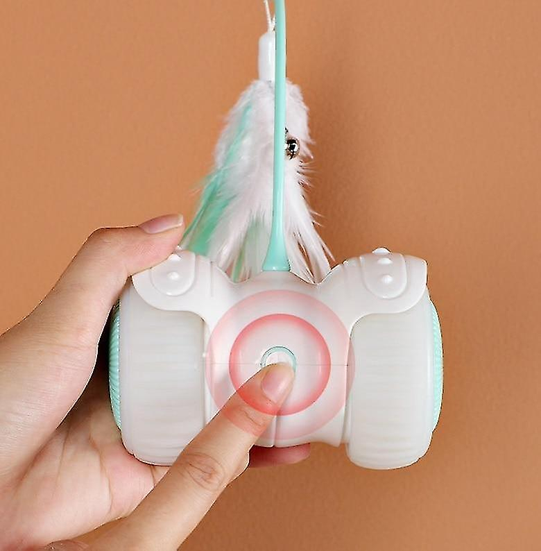 Foto 2 | Coche Eléctrico Para Burlarse De Cat Toy Huoguo Con Control Remoto Led - Venta Internacional.