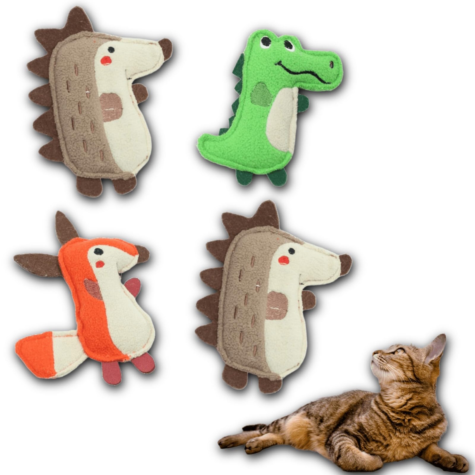 Foto 2 pulgar | Juego De Juguetes Catnip Cat, Juguetes Masticables Para Gatos, Paquete De 4 - Venta Internacional.