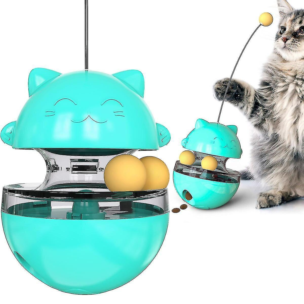 Juguete Para Gatos Huoguo Attractive Con Dispensador De Comida Lake Blue - Venta Internacional.