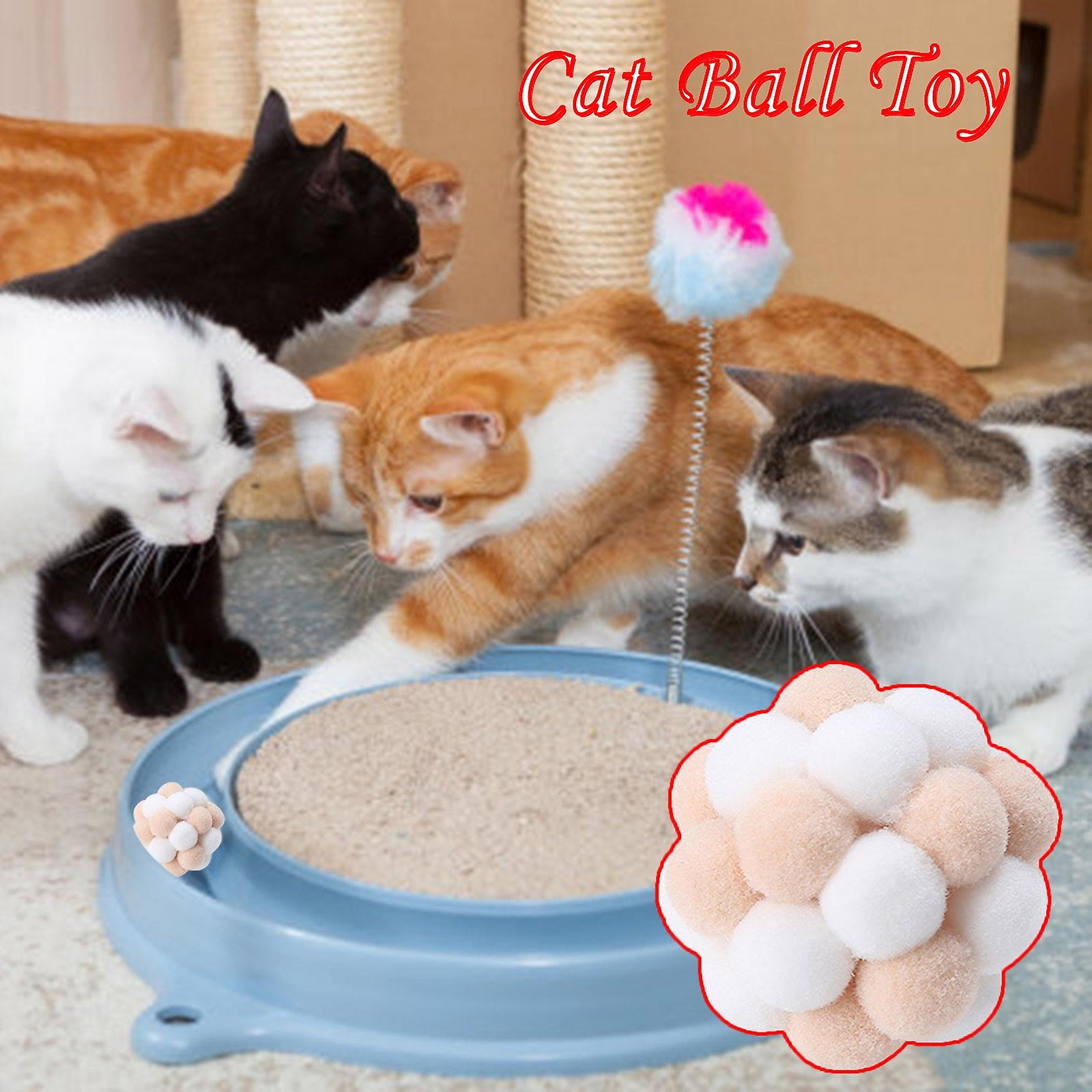 Foto 3 pulgar | Pelota Elástica Para Gatos, Divertida, Con Cascabel, Para Gatos, Huoguo - Venta Internacional.