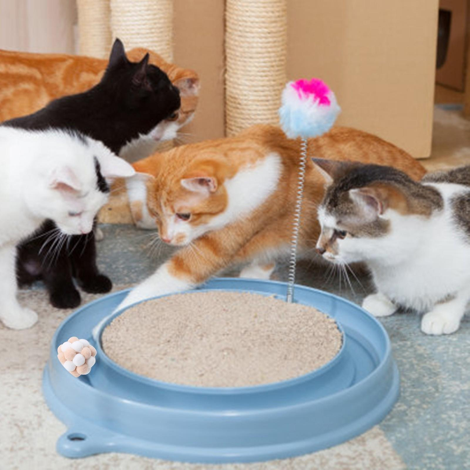 Foto 3 | Pelota Elástica Para Gatos, Divertida, Con Cascabel, Para Gatos, Huoguo - Venta Internacional.