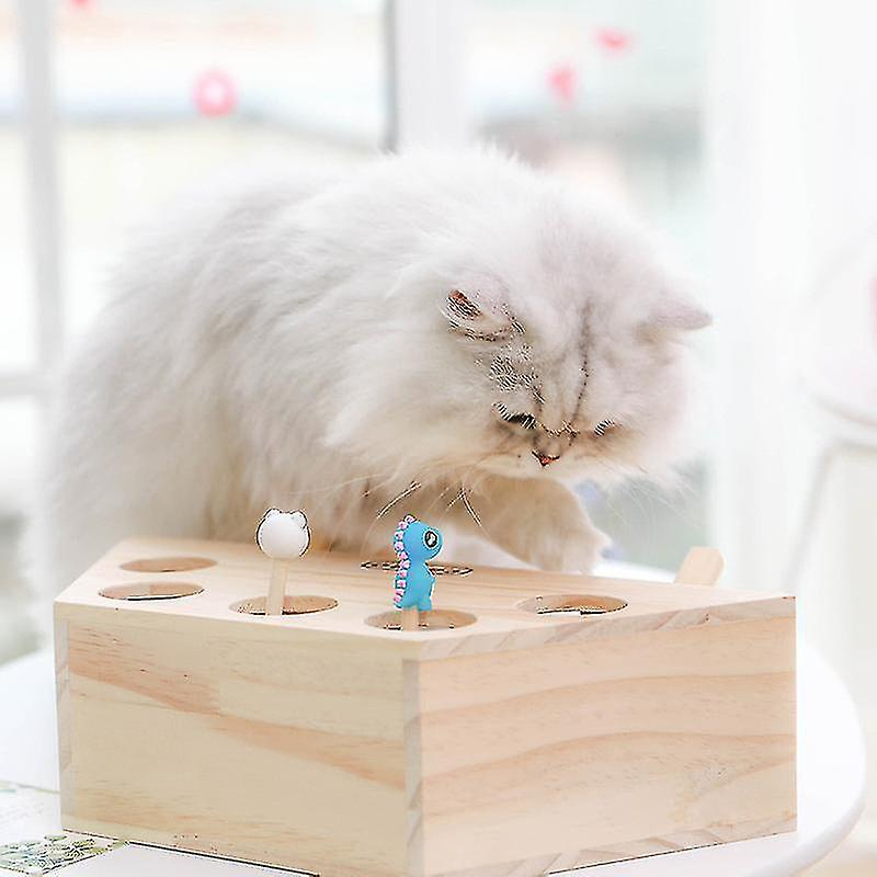 Foto 4 pulgar | Juguete Para Gatos Huoguo Square Interactive Pine 0,5 Kg/0,7 Kg 73 Cm - Venta Internacional.
