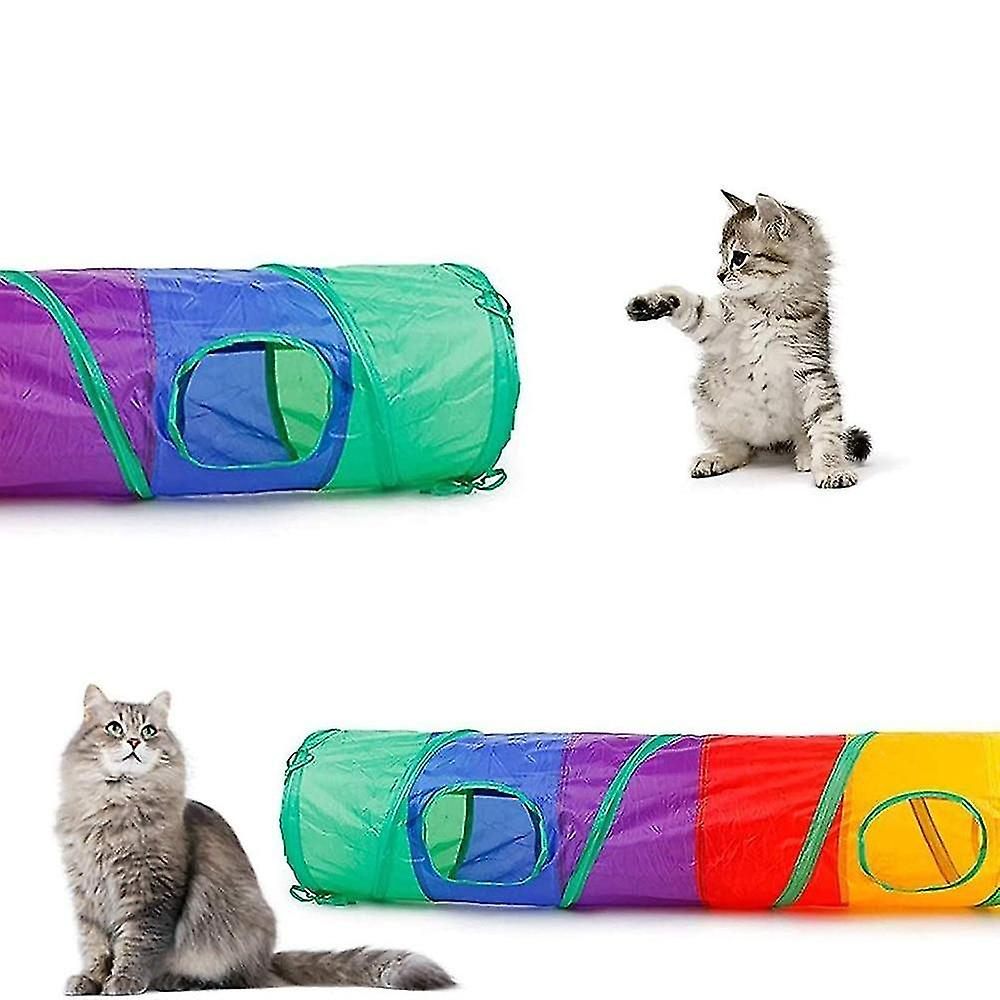 Foto 6 pulgar | Túnel Para Gatos Huoguo Para Gatos De Interior, Poliéster Interactivo - Venta Internacional.