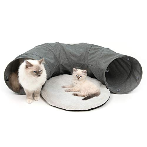 Juguete Catit Vesper Cat Tunnel, Gris 41996, Para Gatitos Y Gatos - Venta Internacional.