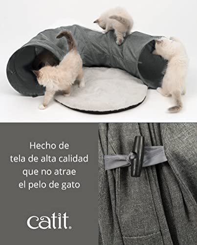 Foto 3 pulgar | Juguete Catit Vesper Cat Tunnel, Gris 41996, Para Gatitos Y Gatos - Venta Internacional.