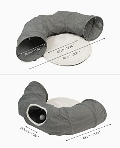 Foto 6 | Juguete Catit Vesper Cat Tunnel, Gris 41996, Para Gatitos Y Gatos - Venta Internacional.
