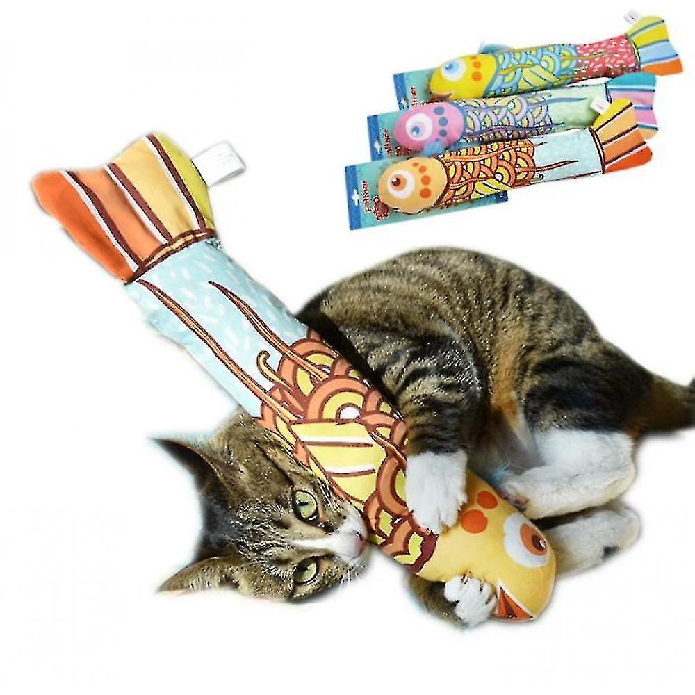 Foto 3 pulgar | Cat Toy Huoguo Cat Grass Catnip Lienzo, Papel Sonoro, Naranja - Venta Internacional.