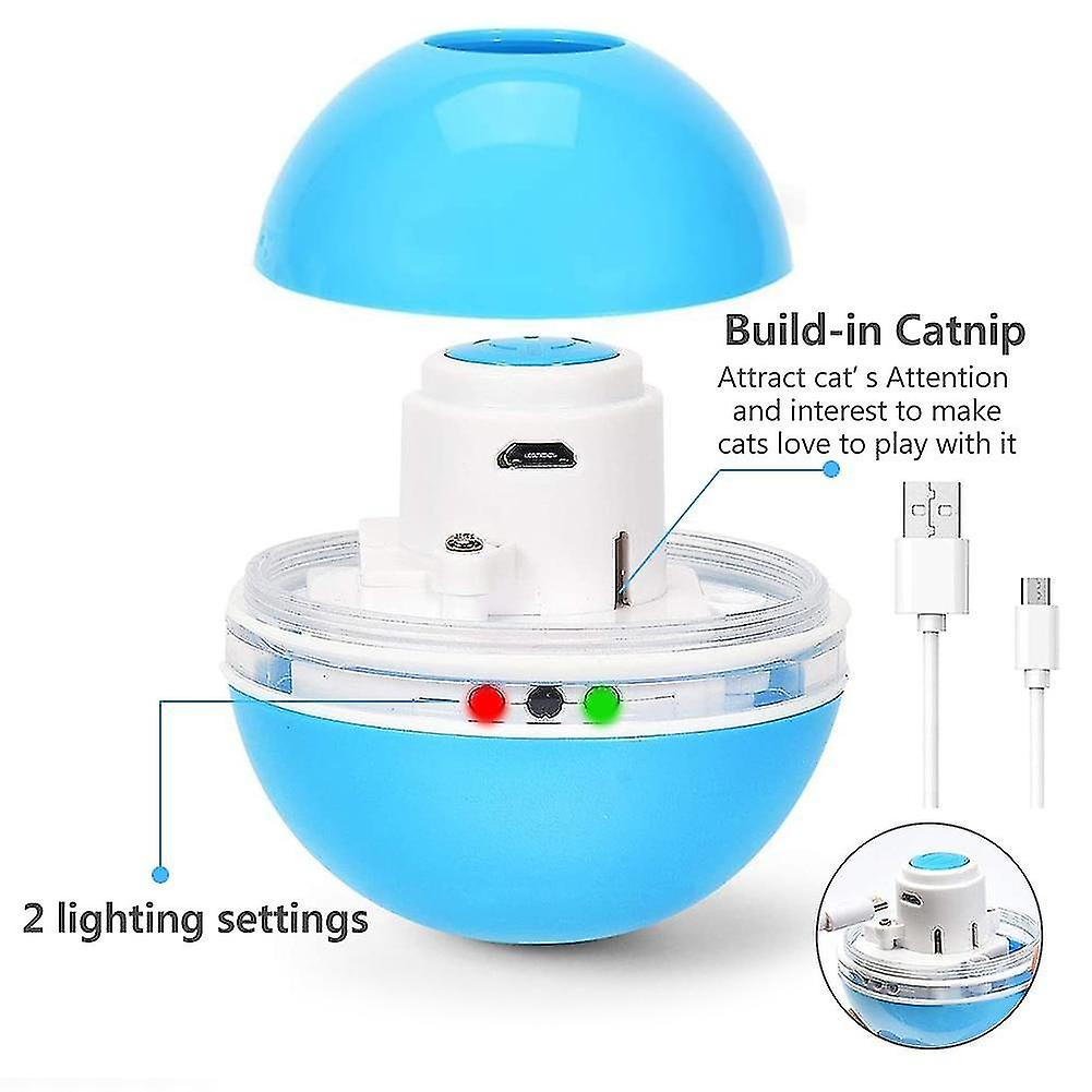 Foto 6 pulgar | Juguete Eléctrico Inteligente Led Colorido Huoguo Para Gatos Con Catnip Bell - Venta Internacional.
