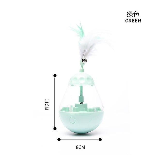 Pluma Eléctrica Interactiva Huoguo De Juguete Para Gatos Con Contenedor De Comida - Venta Internacional.